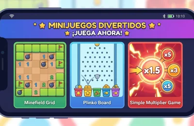 Otros juegos rápidos además de los crash: Mines, Plinko y minijuegos que enganchan en Perú